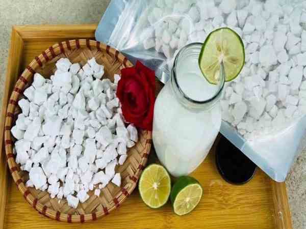 Bột sắn dây và chanh giảm cân bằng sắn dây và chanh