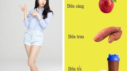 Khám phá thực đơn giảm cân với khoai lang của sao Hàn